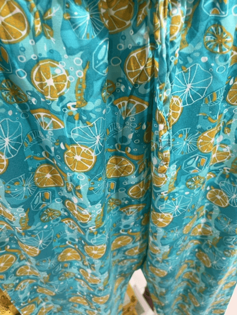 sky blue rayon track pants - 21733491 - Standard Image - 0