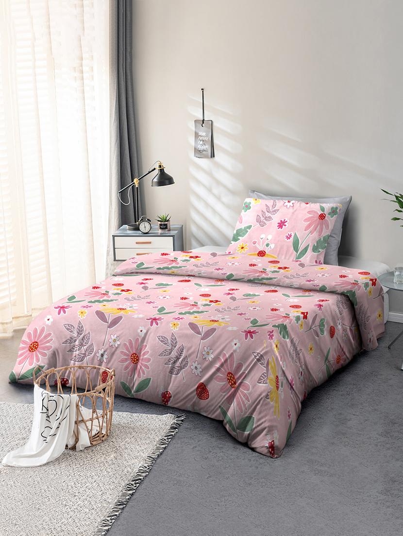 printed designer single bedsheet 2.28 x 1.52 m (lentgh x width) single size
