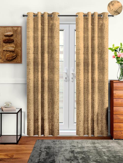 velvet door curtain pack of 2 - 21733822 - Standard Image - 0