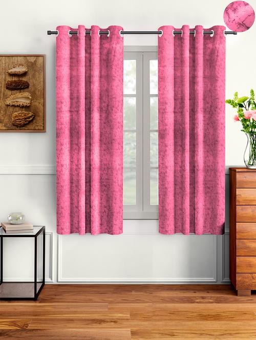 velvet window curtain pack of 2 - 21733824 -  Standard Image - 0