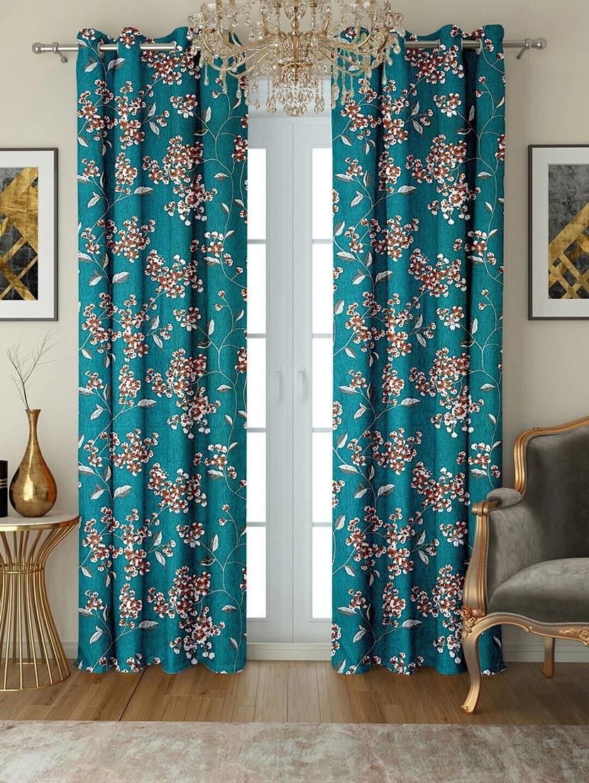 stylish and attractive printed curtains - set of 2 - 21733858 - Zoom Image - 0