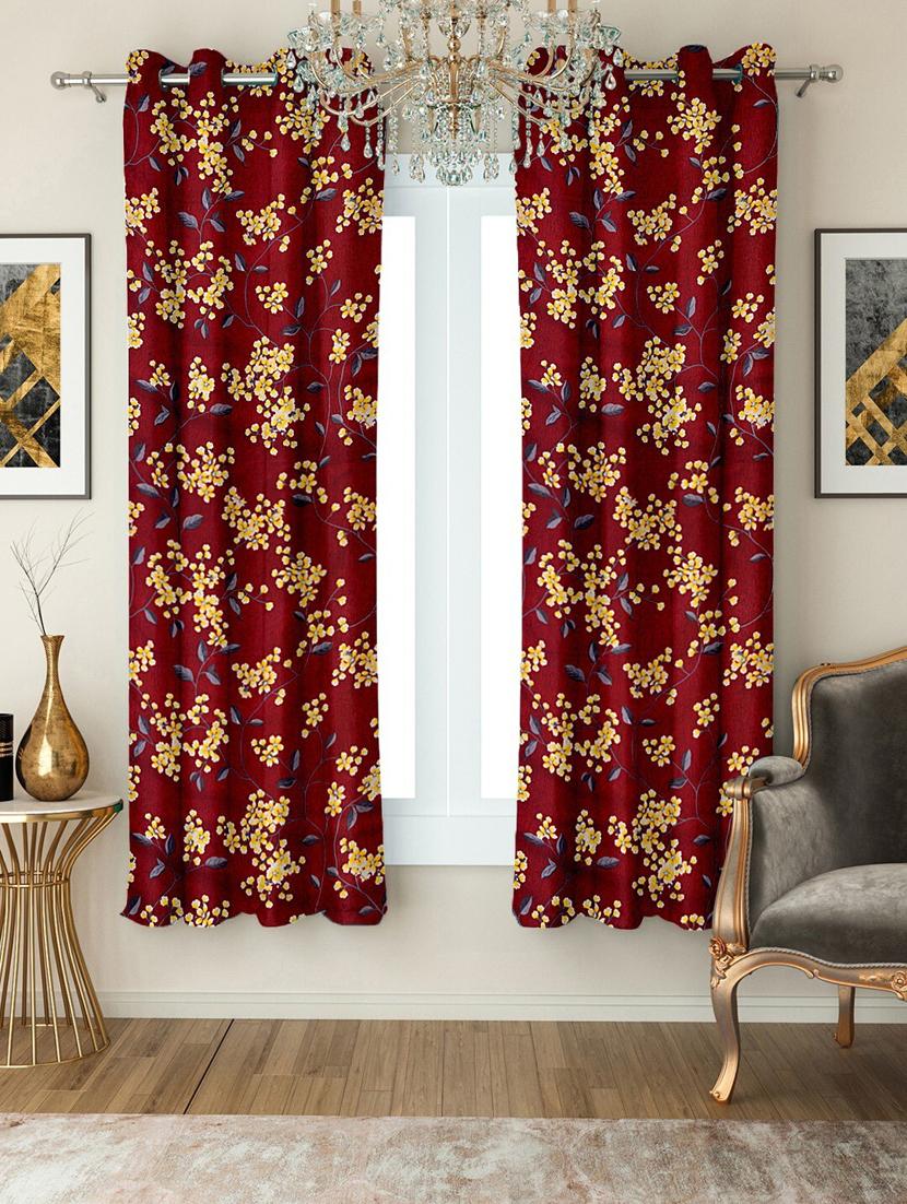 stylish and attractive printed curtains - set of 2 - 21733862 - Zoom Image - 0