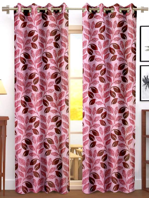 stylish and attractive printed curtains - set of 2 - 21733952 - Zoom Image - 0