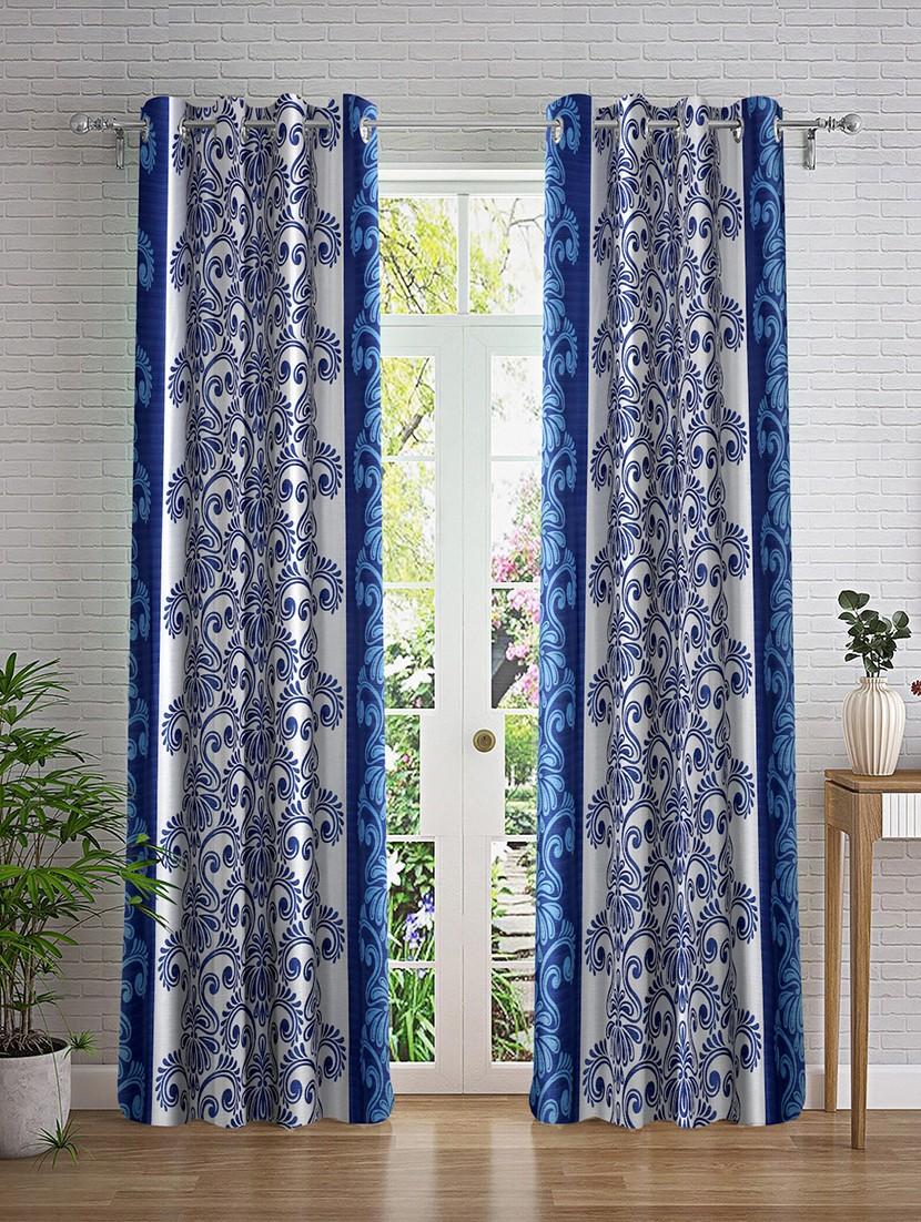 stylish and attractive printed curtains - set of 2 - 21733991 -  Zoom Image - 0