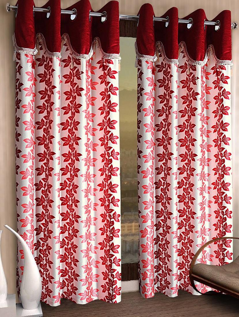 stylish and attractive printed curtains - set of 2 - 21734006 - Zoom Image - 0