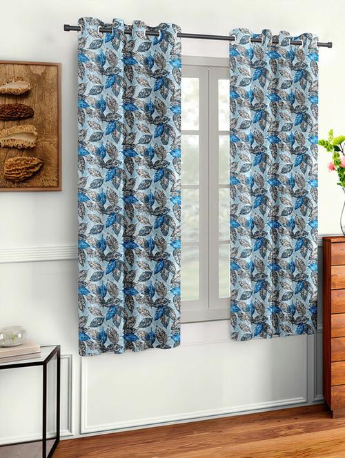 stylish and attractive printed curtains - set of 2 - 21734480 - Standard Image - 0