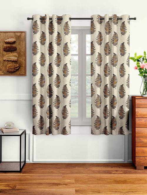 stylish and attractive printed curtains - set of 2 - 21734518 - Standard Image - 0