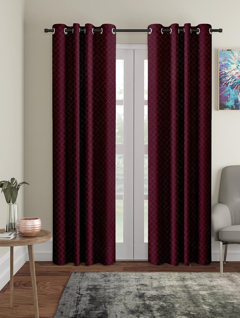 stylish and attractive printed curtains - set of 2 - 21734586 - Zoom Image - 0