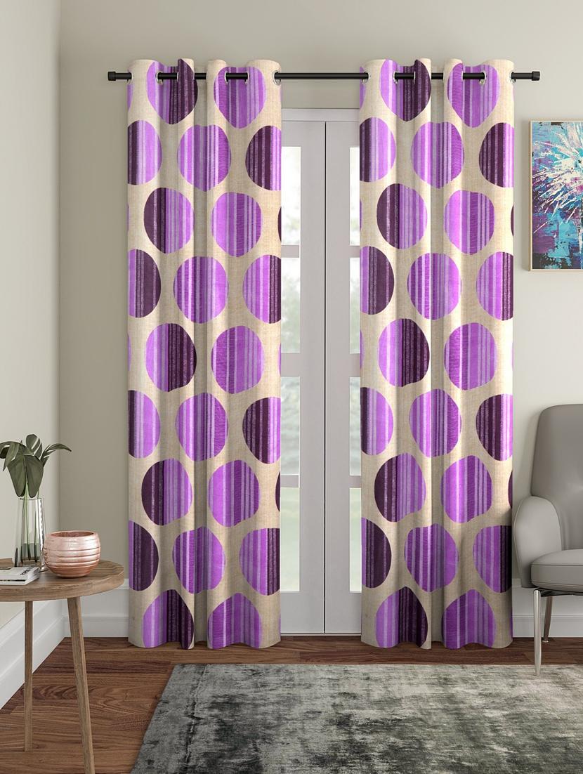 stylish and attractive printed curtains - set of 2 - 21734664 - Zoom Image - 0