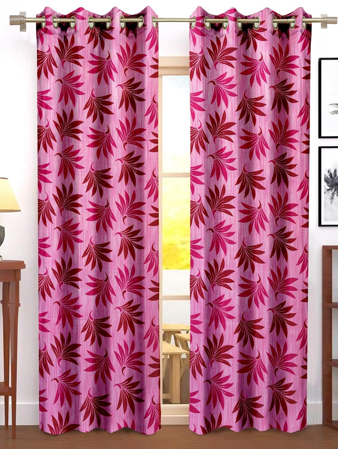 stylish and attractive printed curtains - set of 2 - 21734667 - Zoom Image - 0