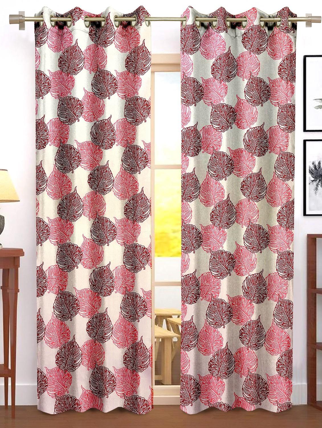 stylish and attractive printed curtains - set of 2 - 21734785 - Zoom Image - 0