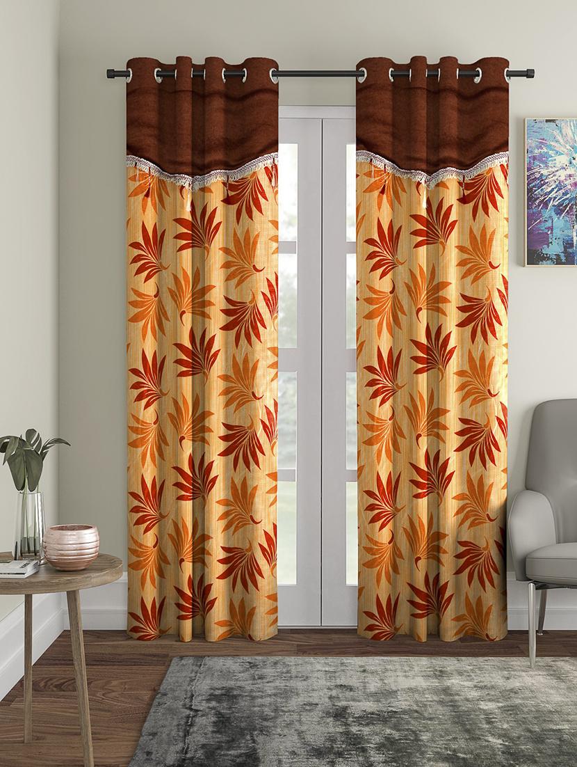 stylish and attractive printed curtains - set of 2 - 21734877 - Zoom Image - 0