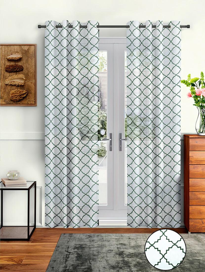 stylish and attractive printed curtains - set of 2 - 21734925 -  Zoom Image - 0