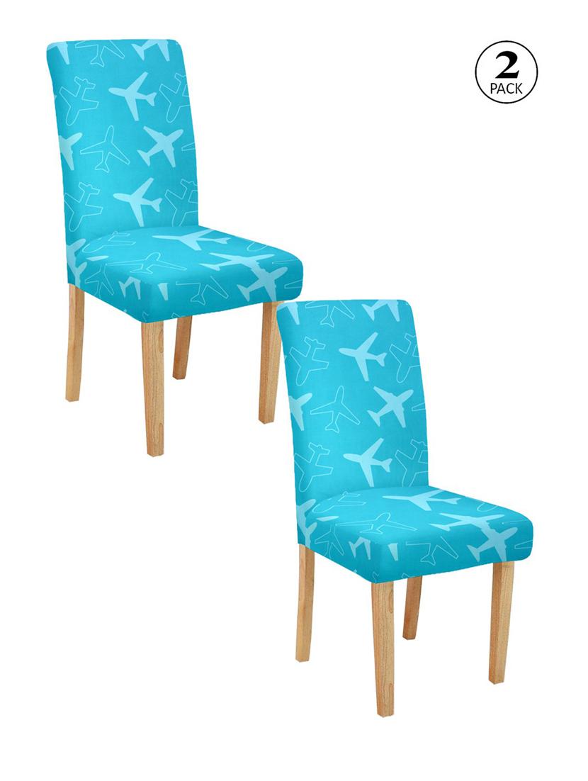 printed stretchable soft elastic dining chair covers - 21735339 - Zoom Image - 0