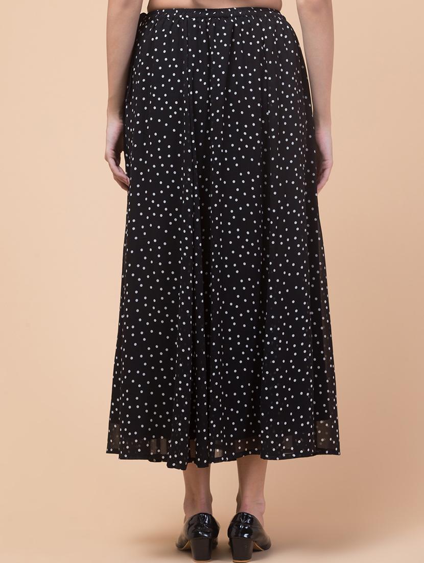 women printed flared long skirt - 21737325 - Standard Image - 3
