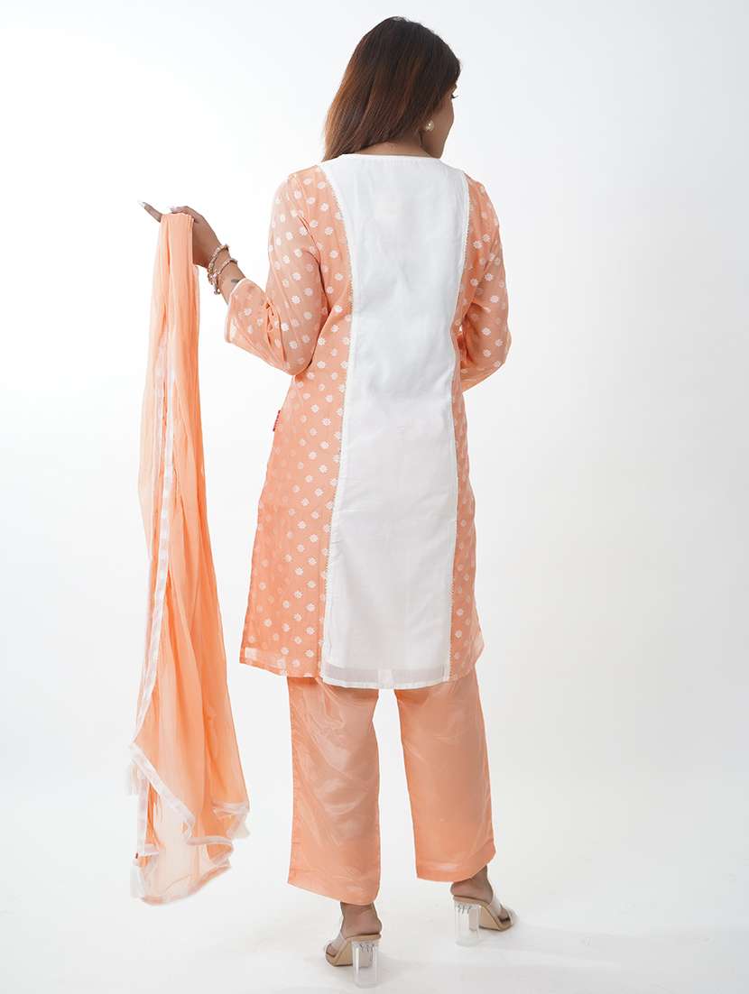 women embroidered kurta pant set with dupatta - 21738425 -  Standard Image - 3