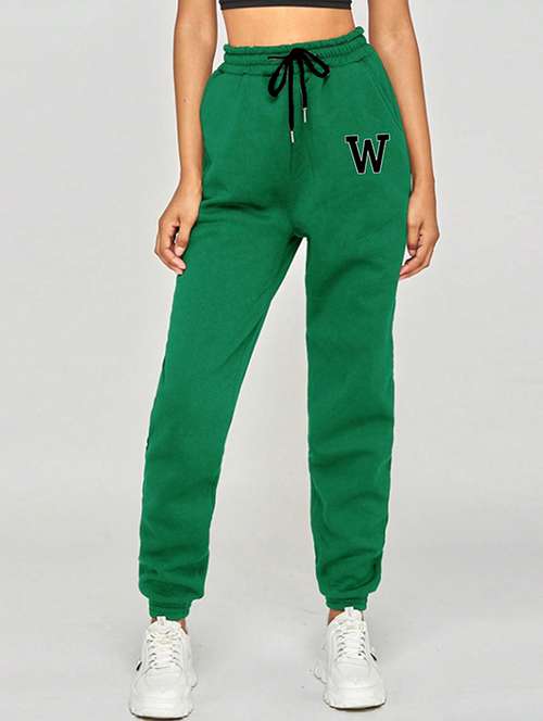 women printed high rise joggers - 21738862 -  Standard Image - 0