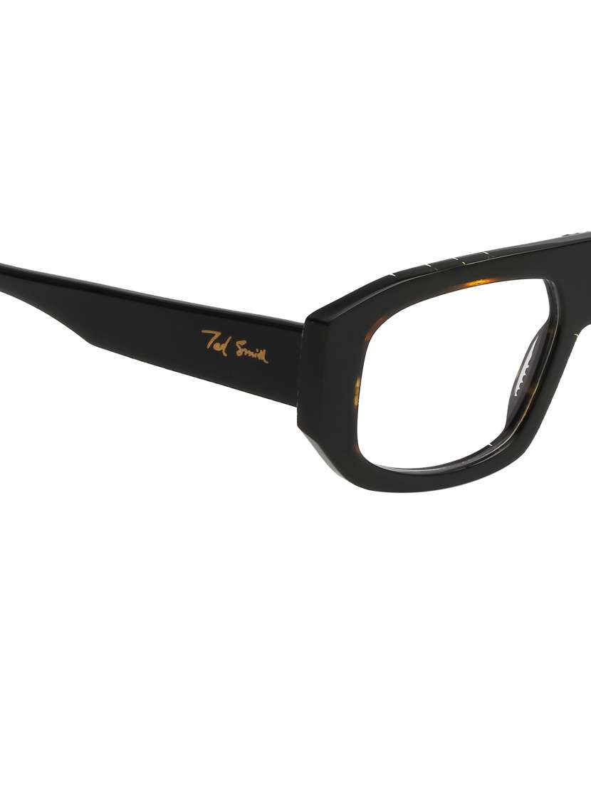 ted-smith brown wayfarer premium italian frames for unisex - 21739133 - Standard Image - 5