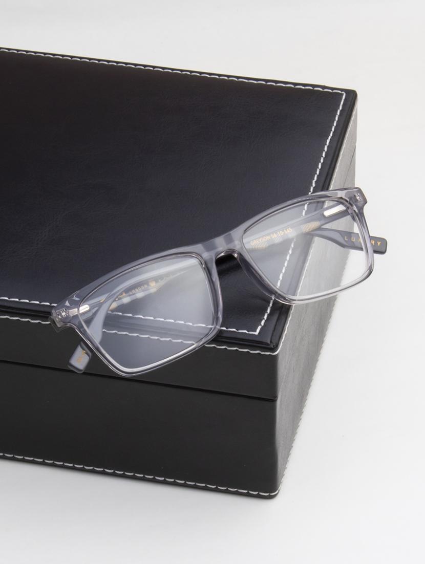 ted-smith grey rectangular premium italian frames for unisex - 21739152 - Zoom Image - 0
