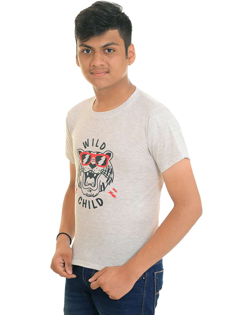 boys pack of 2 front print t-shirt - 21740040 -  Standard Image - 5