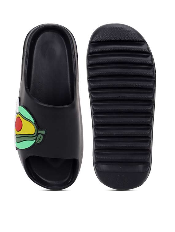 men printed slider flip flops - 21740312 -  Standard Image - 5