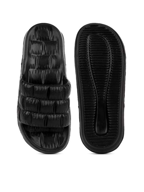 men solid slider flip flops - 21740316 -  Standard Image - 5