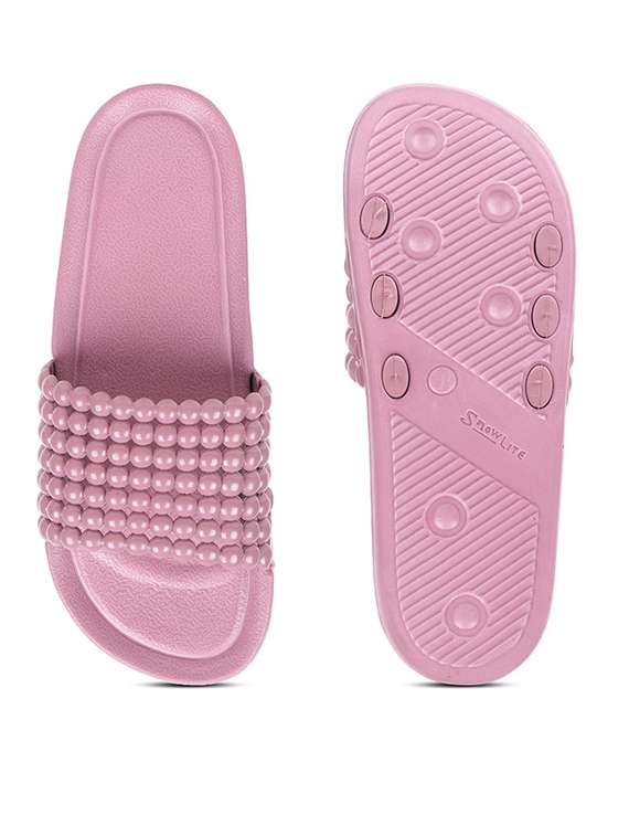women solid slide flip flops - 21740339 -  Standard Image - 5