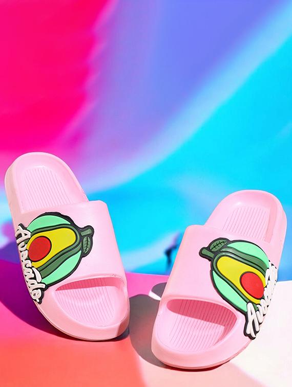 women printed slide flip flops - 21740341 - Zoom Image - 0