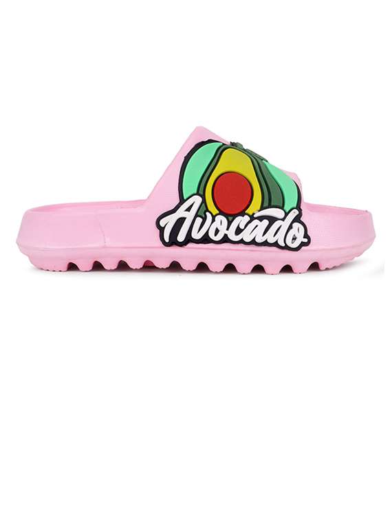 women printed slide flip flops - 21740341 - Standard Image - 3