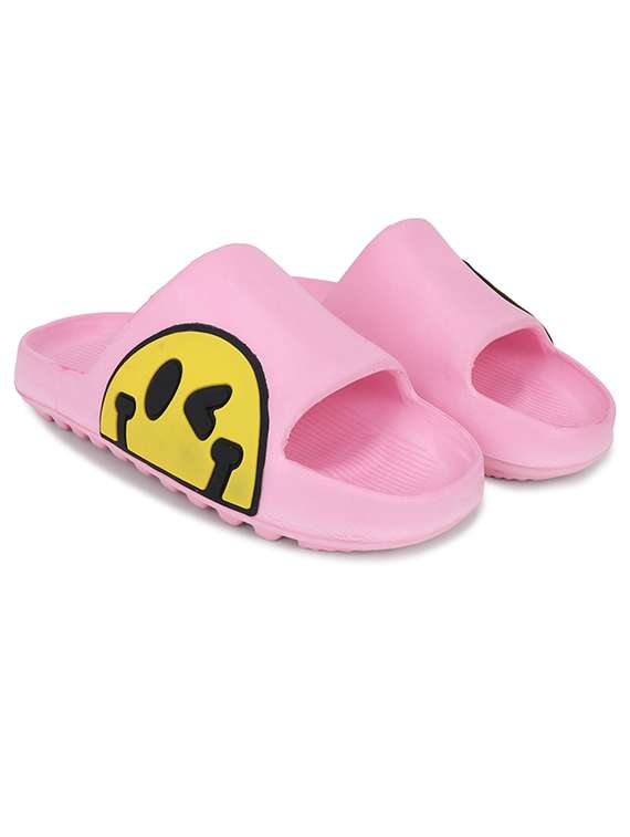 women printed slide flip flops - 21740344 - Standard Image - 3