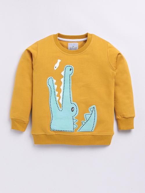 boys front print long sleeve sweatshirt - 21740644 - Standard Image - 0
