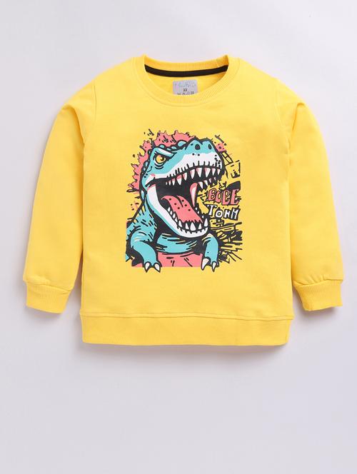 boys front print long sleeve sweatshirt - 21740646 -  Standard Image - 0