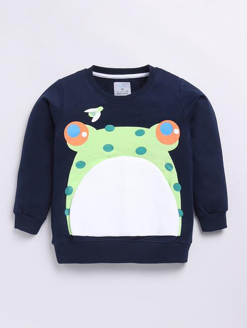 boys front print long sleeve sweatshirt - 21740648 -  Standard Image - 0