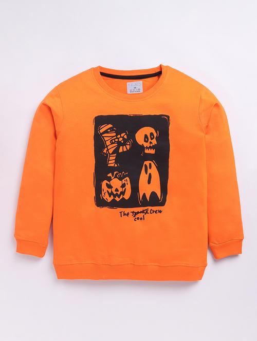 boys front print long sleeve sweatshirt - 21740654 - Standard Image - 0