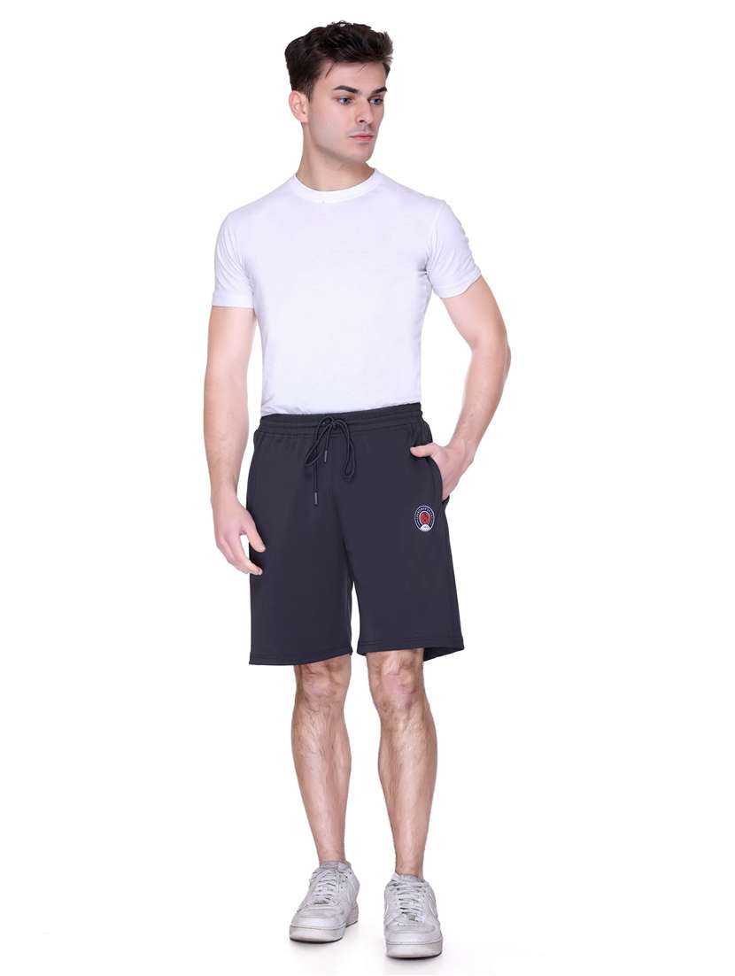 men mid rise solid shorts - 21740747 -  Standard Image - 5