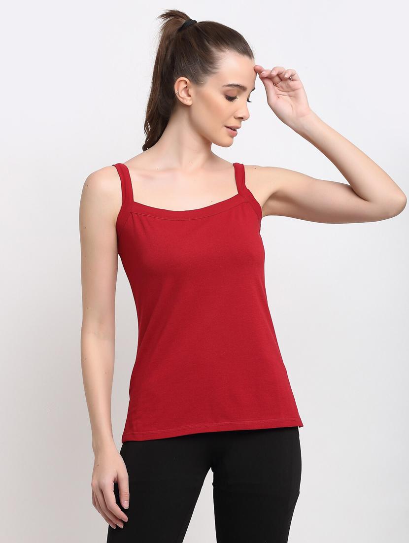 women solid sleeveless camisole - 21740807 -  Zoom Image - 0