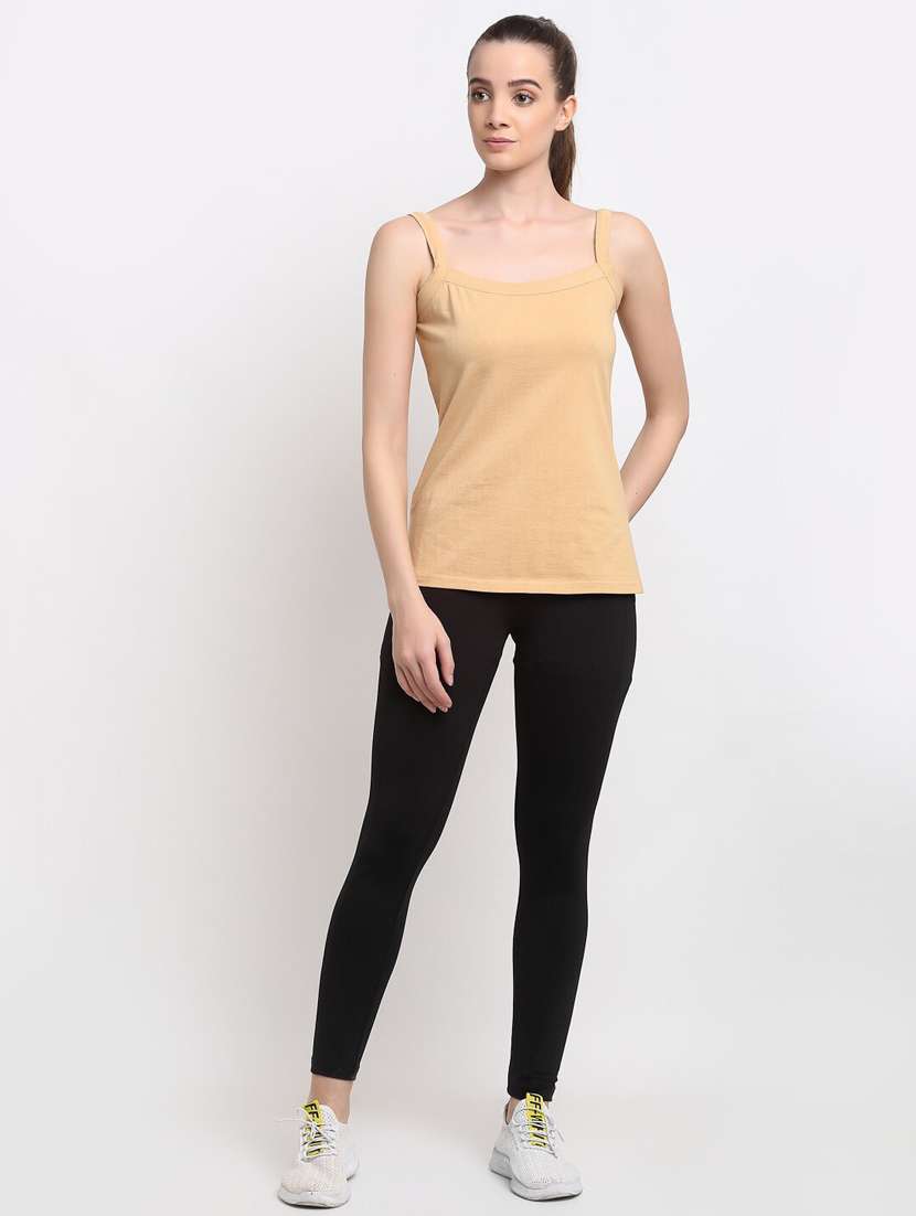 women solid sleeveless camisole - 21740810 - Standard Image - 3