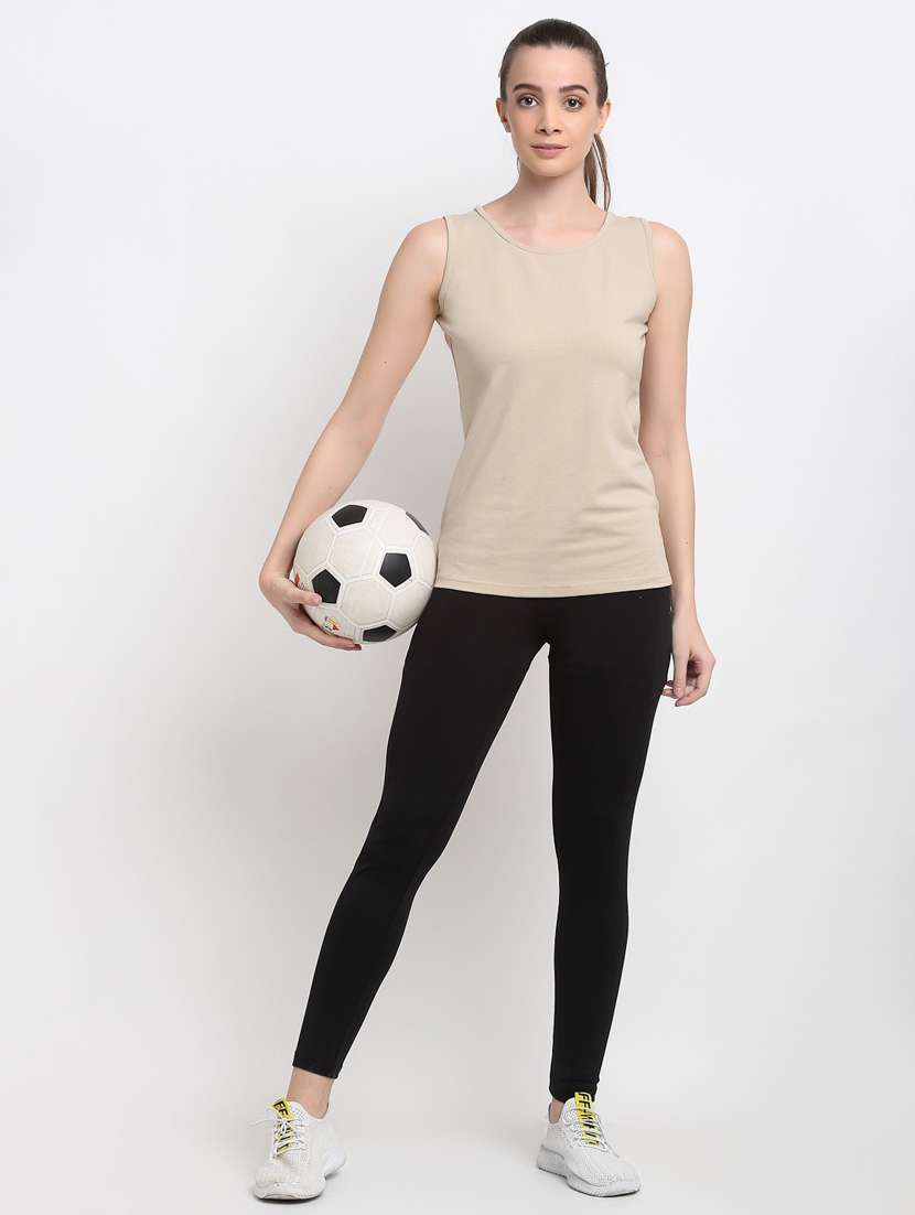 women solid sleeveless tank top  - 21740818 -  Standard Image - 3