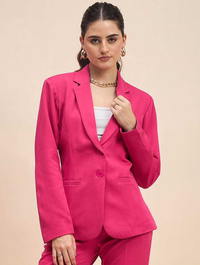women soldi long sleeevs single breasted blazer - 21740823 - Zoom Image - 0