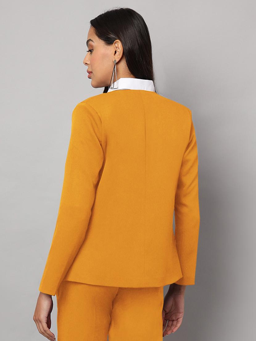 women soldi long sleeevs single breasted blazer - 21740825 - Standard Image - 3