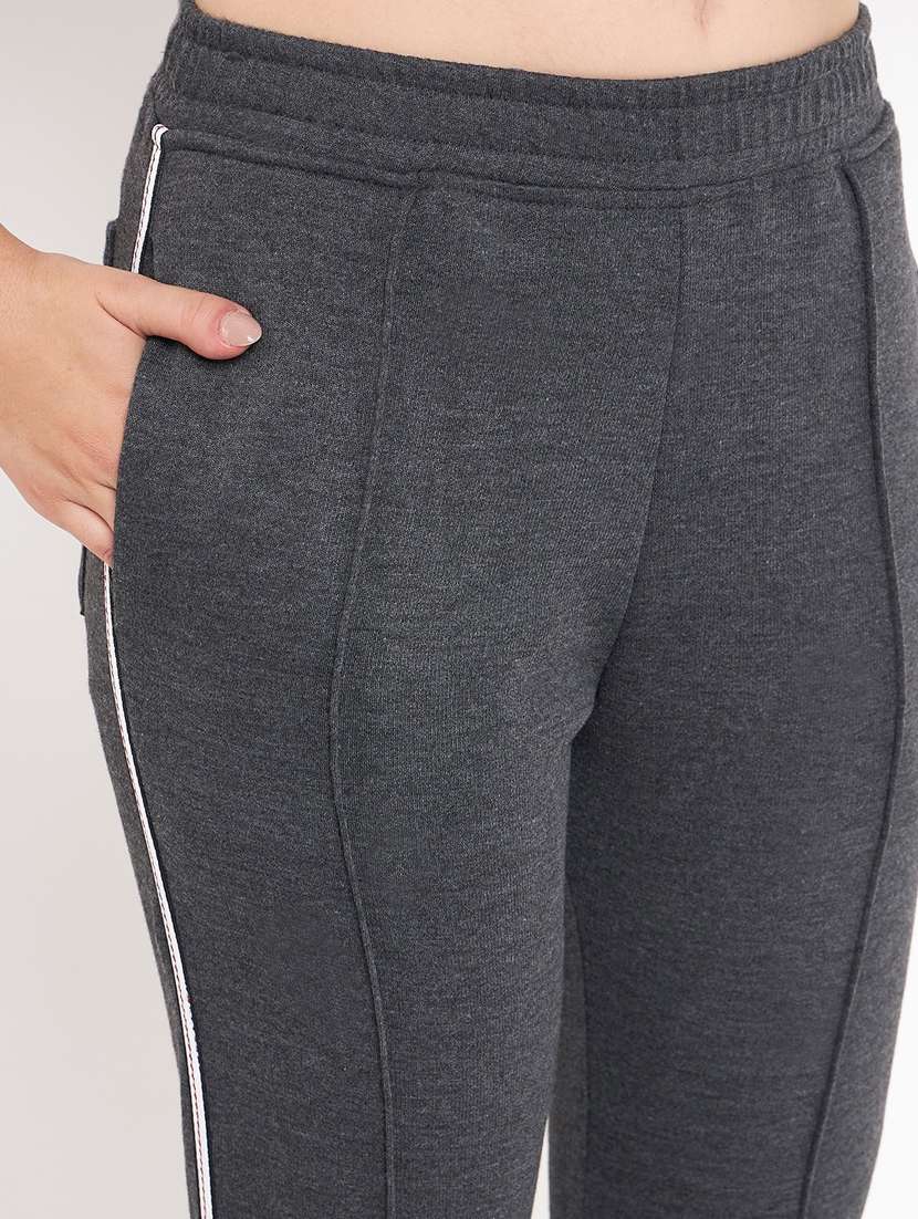 women solid long sleeves active wear co-ord set - 21740839 -  Standard Image - 5