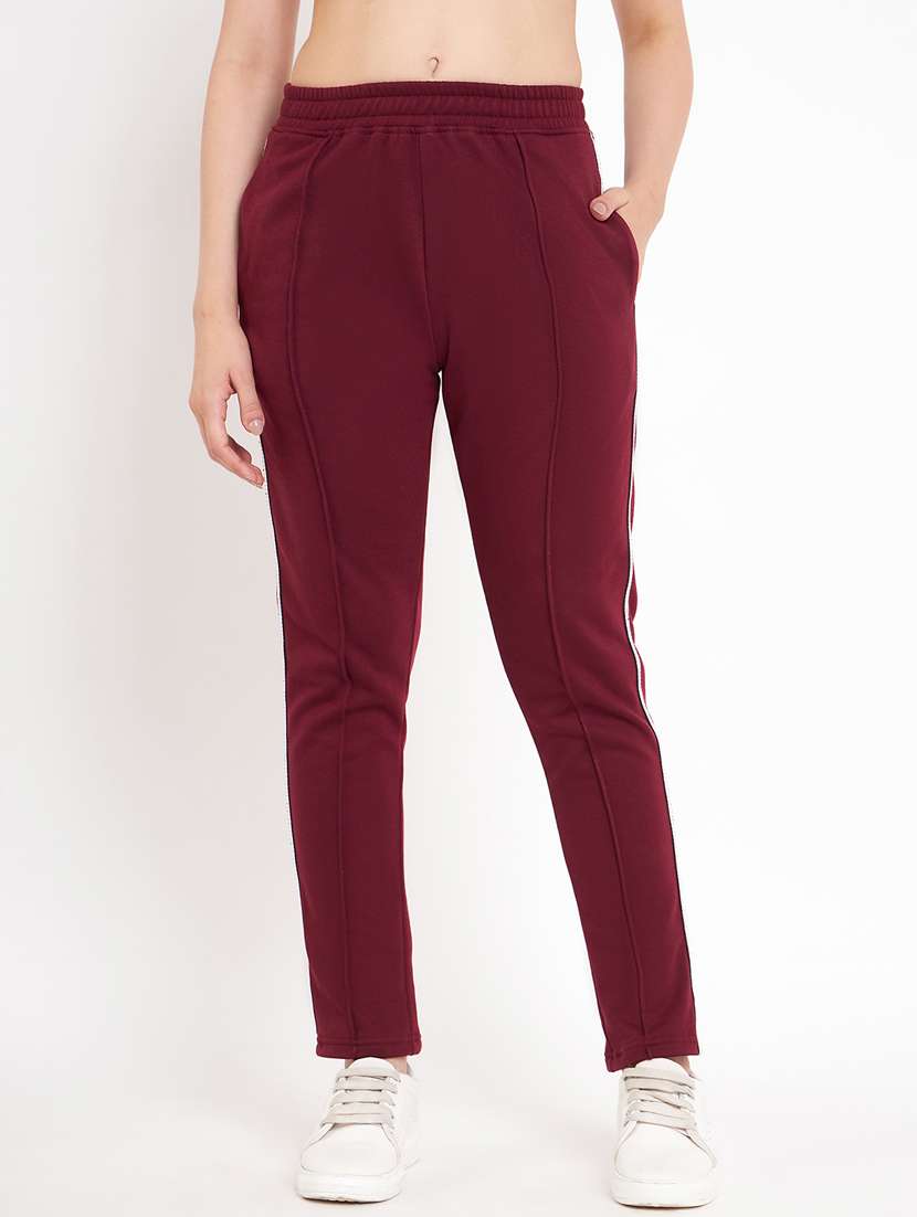 women tapered mid rise track pant - 21741008 - Zoom Image - 0