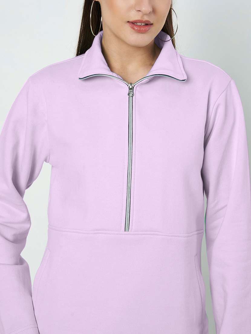 women plus size solid long sleeves sweatshirt - 21741322 -  Standard Image - 5