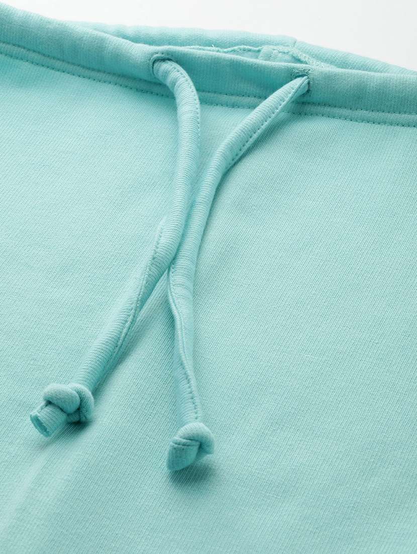 women solid hooded winter wear t-shirt dress - 21741683 - Standard Image - 5