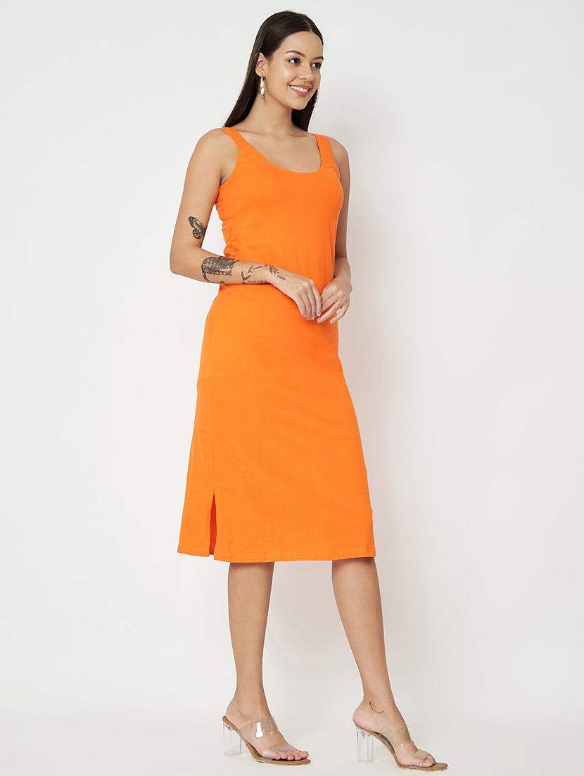 women solid sleeveless sheath dress - 21741827 - Standard Image - 3