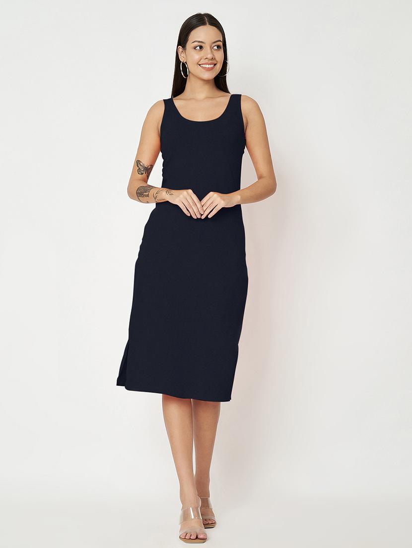 women solid sleeveless sheath dress - 21741828 - Zoom Image - 0