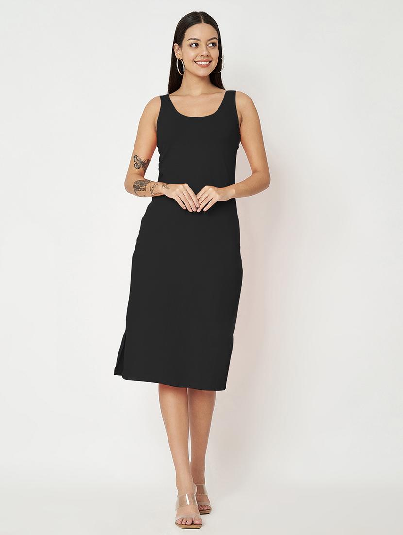 women solid sleeveless sheath dress - 21741832 - Zoom Image - 0