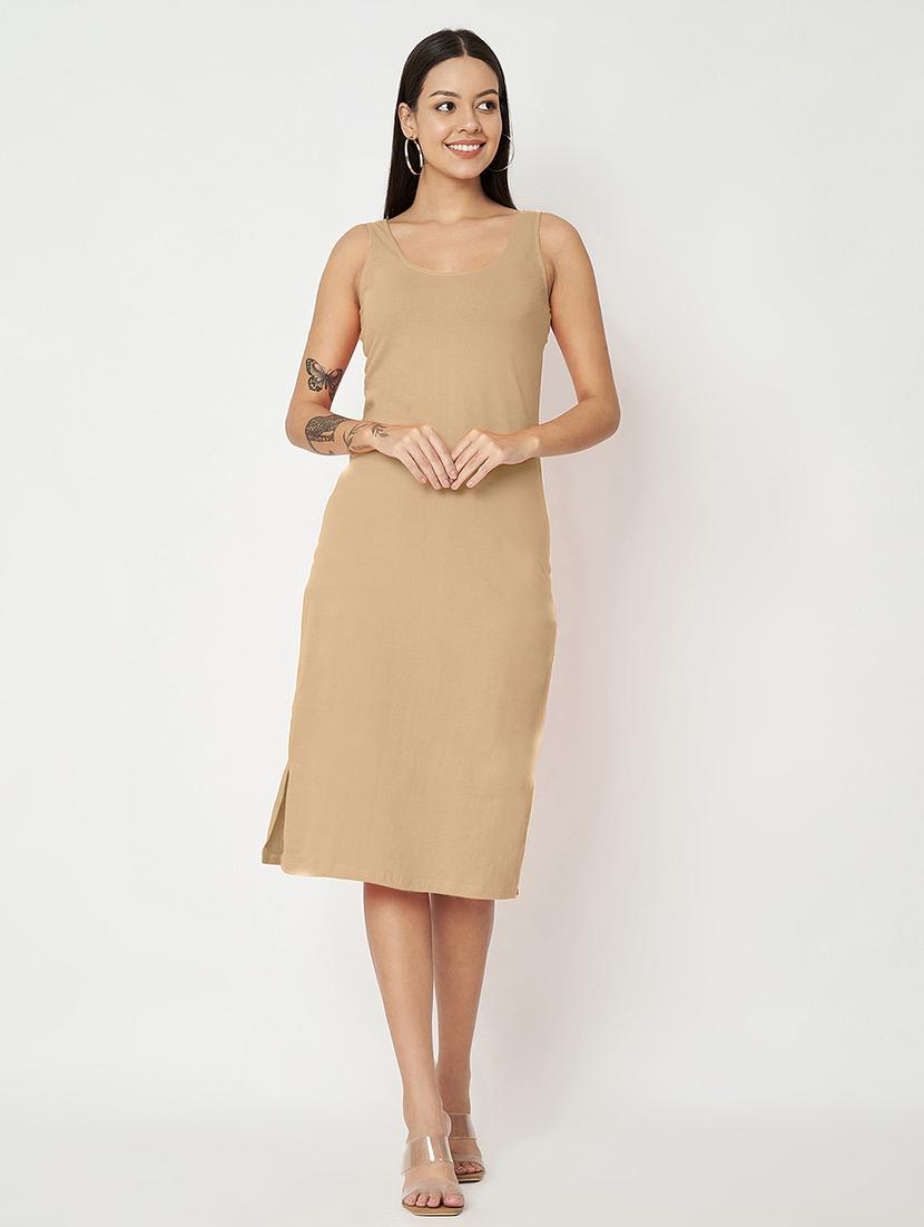 women solid sleeveless sheath dress - 21741833 -  Zoom Image - 0