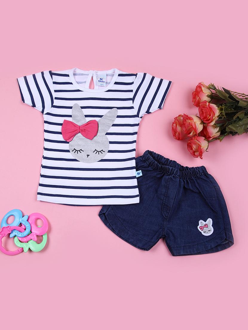 kids printed top and short co-ord set - 21742390 - Zoom Image - 0