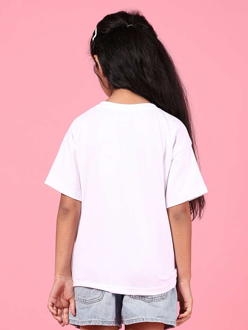 girls printed short sleeves round neck tee - 21742394 -  Standard Image - 3